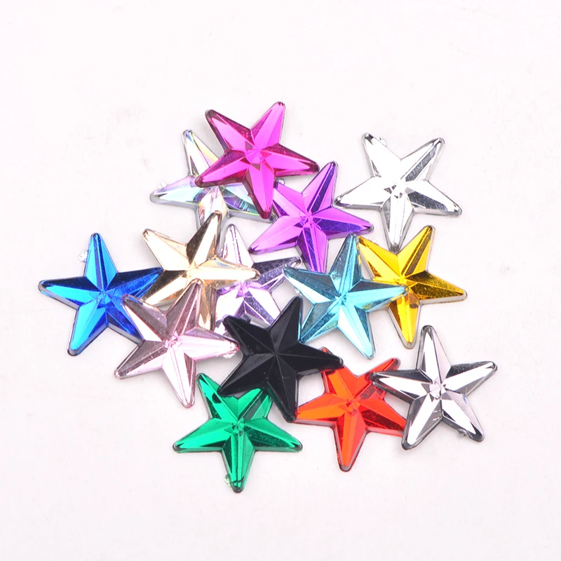 Black Rhinestone Star Stickers  Acrylic Rhinestone Stickers - 100pcs 10mm  Black - Aliexpress