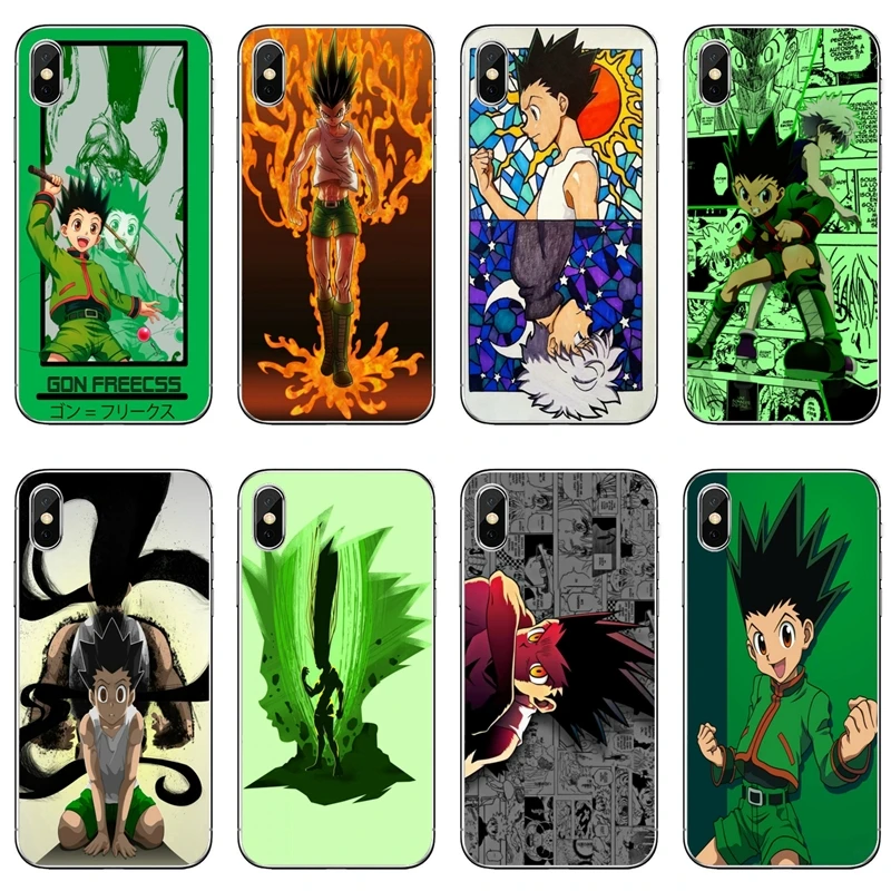 Силиконовый чехол Hunter X Gon для iPhone 12 11 Pro Max Mini XS XR 8 7 Plus 6 6S 5 5S SE 2020 | Мобильные