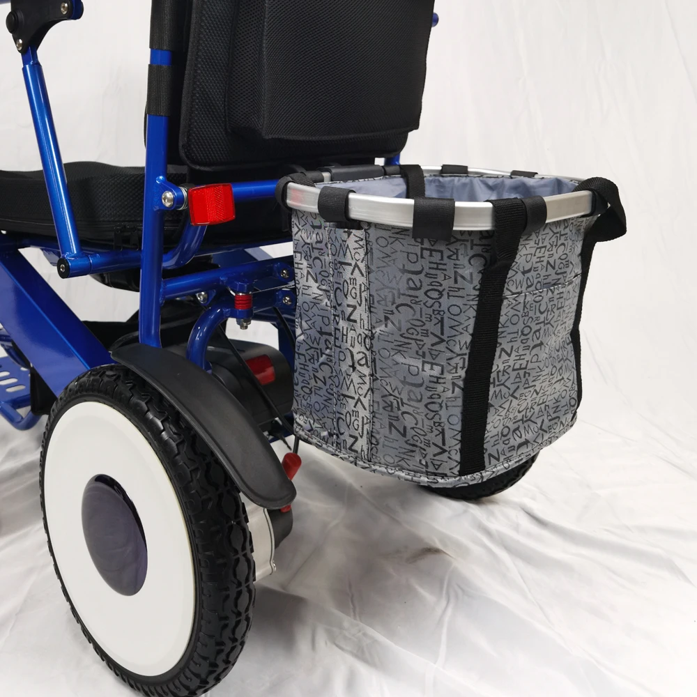 Wheelchair Fixed Basket, Wheelchair Back Basket, Removable Basket