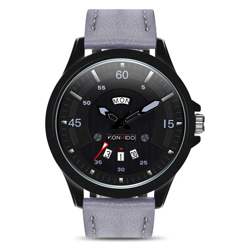 

Konxido/Gallery Quarter 6201 Calendar Sports Watch Men's Quartz 2019 New Style Non-Analog Watch