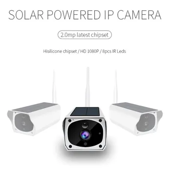 

New Camera WiFi Solar Powered PIR Motion Detection Phone Remote Monitoring Security Camera