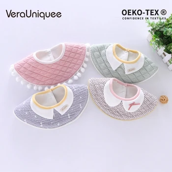 

VeraUniquee Bibs Baby Infant Cotton Burp Bandana Soft Absorbent Baby Boy Bibs Saliva Towel Cute Printing Bibs For Children