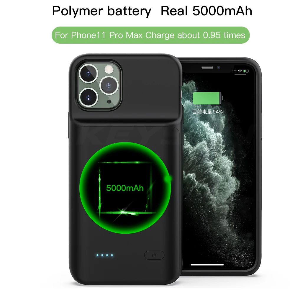 KEYSION музыка/синхронизация смарт-чехол батареи для iPhone 11 Pro 11 Pro Max power Bank зарядное устройство чехол для iPhone Xs Max XR X
