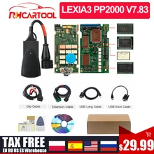 OBD2 PP2000 Volledige Chips Lexia 3 921815C Firmware Diagbox V7.83 Lexia3 PP2000 V48/V25 Voor Citroen/Peugeot Auto diagnostic Tool