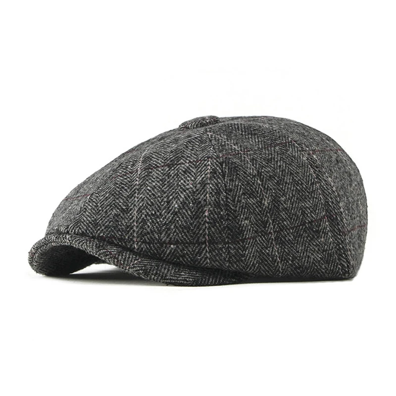 Унисекс, шапка-берет, Регулируемый козырек от солнца, остроконечная шапка, уличная, Осень-зима, головные уборы, аксессуары для одежды - Цвет: H