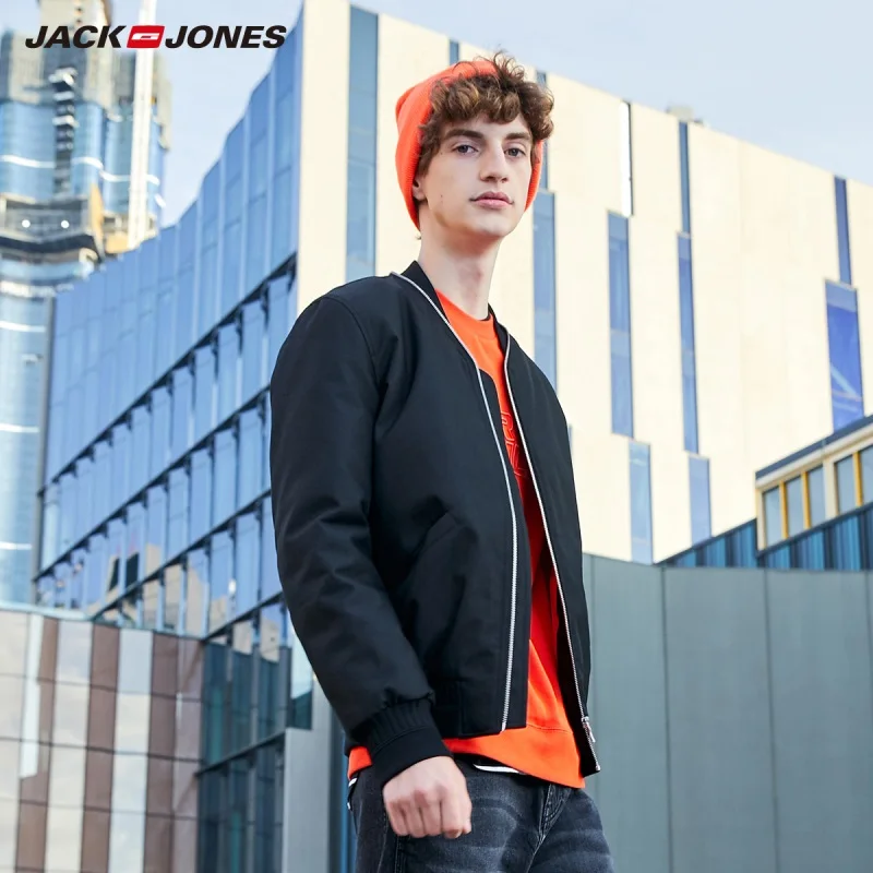 JackJones мужские бейсбольные куртки с воротником 219309512