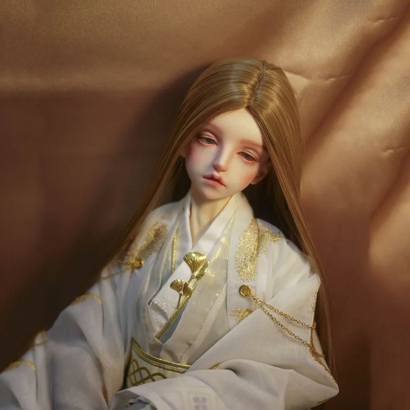 Bybrana Bjd парик куклы Высокая температура волокна подходит для 1/3 куклы Синий светильник серый розовый коричневый длинные прямые волосы