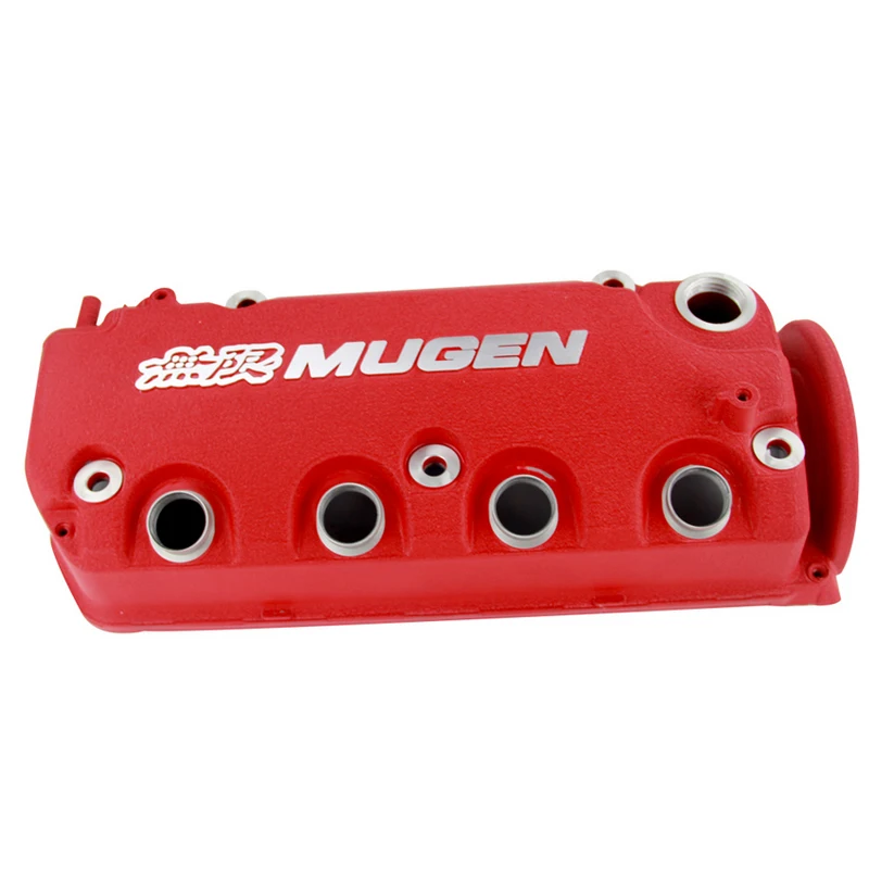 Red Mugen Стиль клапан гонки коромысла двигателя крышка камеры для Honda Civic D16 VTEC D16Y8 D16Z6 - Цвет: Red