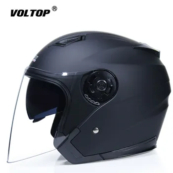 

Motorcycle Helmets Electric Bicycle Motocross Helmet Open Face Dual Lens Visors Men Women Summer Scooter Moto Bike Helmet