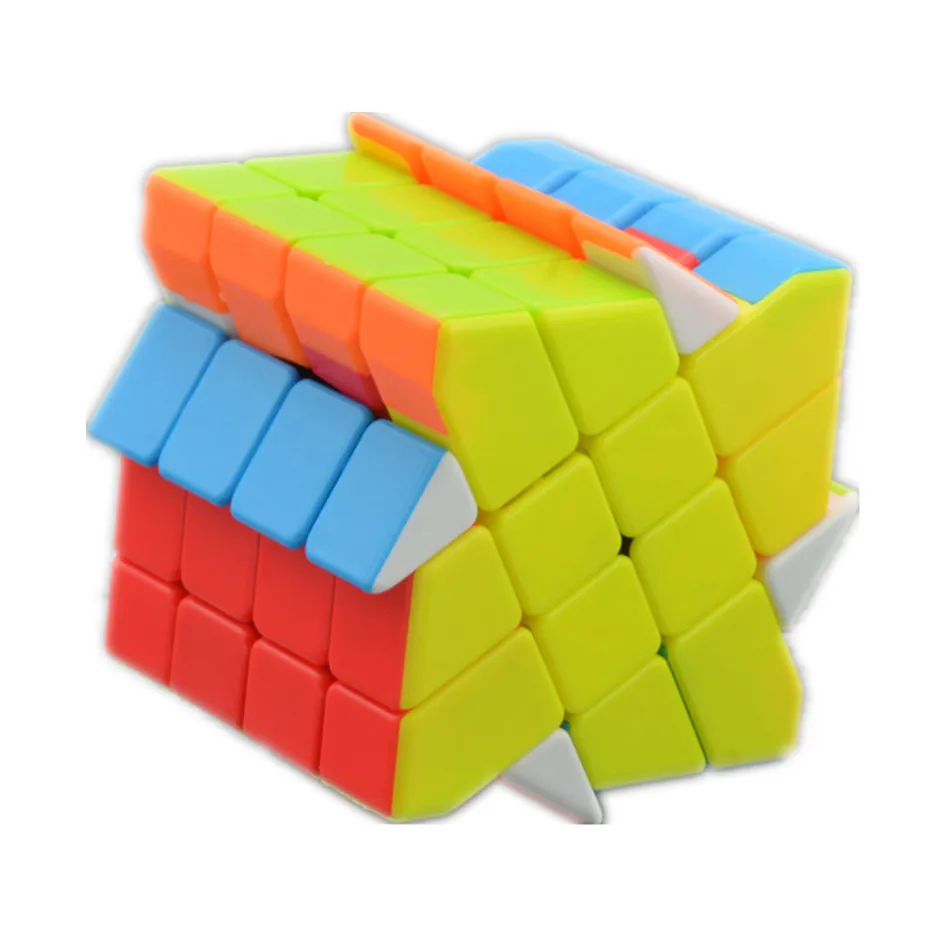 Lefun 4x4x4 Fisher магический куб без наклеек 4х4 Cubo Magico Обучающие Развивающие игрушки для