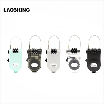 

Padlock Rope Ski Bicycle Parts Mini Extendable Wire Anti Theft 3 Digit Security Code Cable Lock Password Long Roller Pram