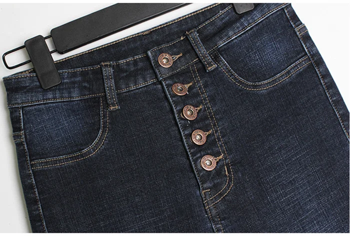 High Waist Button Jeans Women Fashion Push Up Vintage Skinny Jeans Mujer High Street Europe Slim Thicker Trousers Femme
