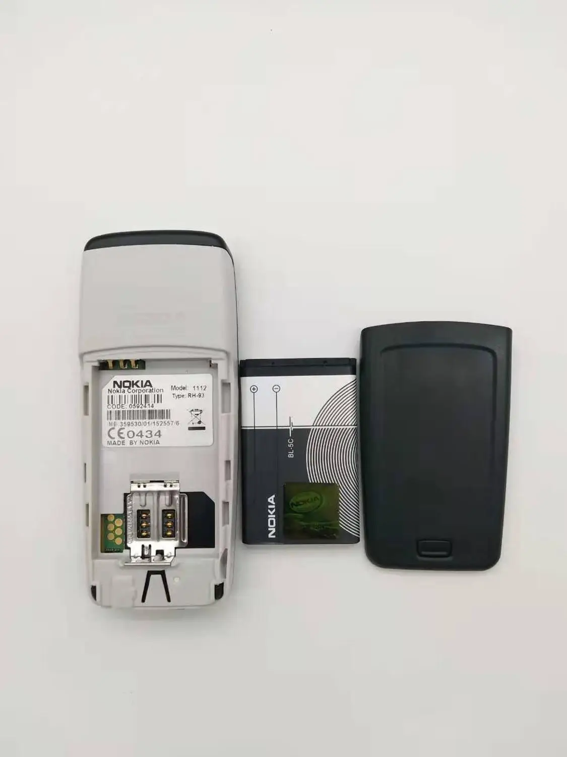 1112 разблокированный Nokia 1112 700 мАч 2G GSM Восстановленный сенсорный телефон один год гарантии Восстановленный