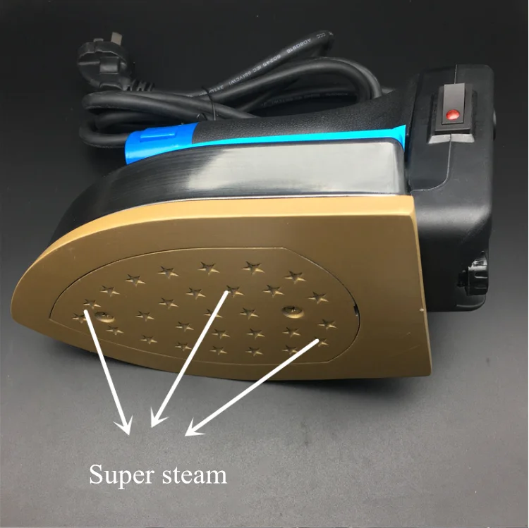 1600W Powerful Electric Garment Steamer Steam Iron For Clothes suits shirt flatiron 5 Level Adjustable Temperature Wet Dry