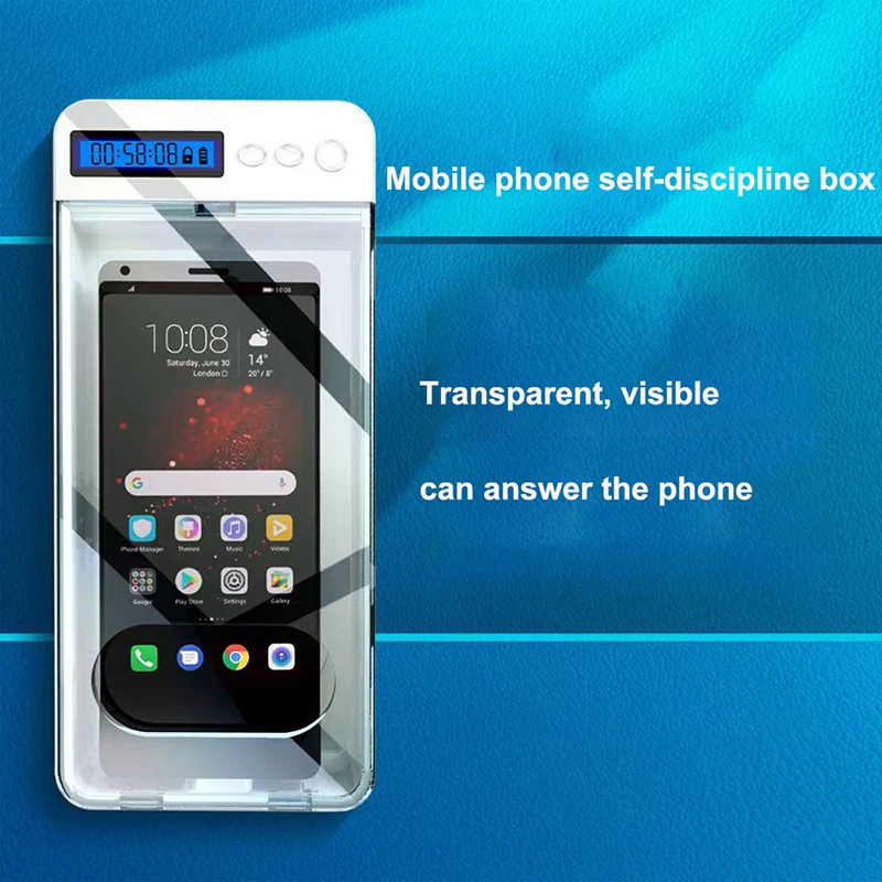 Замок для телефона с таймером универсальный замок детей и студентов функцией