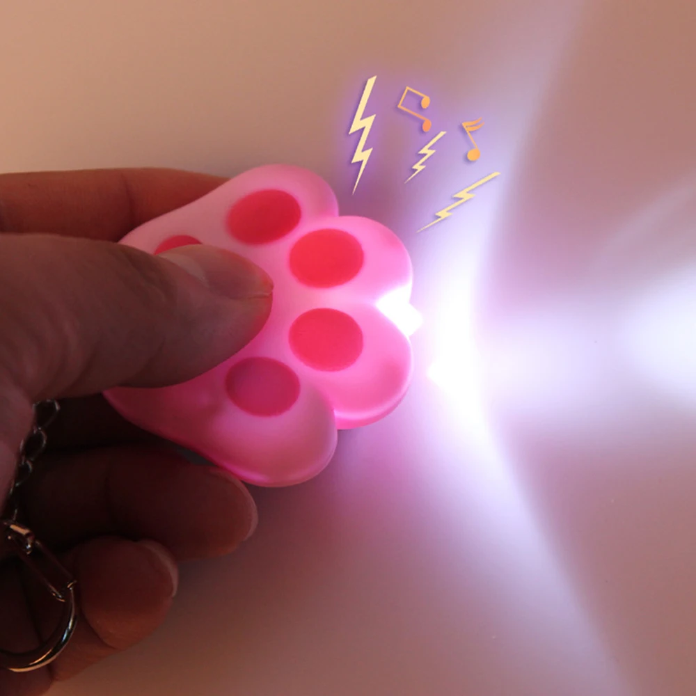 Брелок Kawaii Cat Paw Toy пластиковый брелок милая сумочка подвесное освещение Прямая поставка
