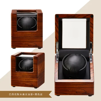 

1 slots top quality Watch Winder Motor Stop Automatic Watch wooden Watch Winder for automatic watches 200907-16