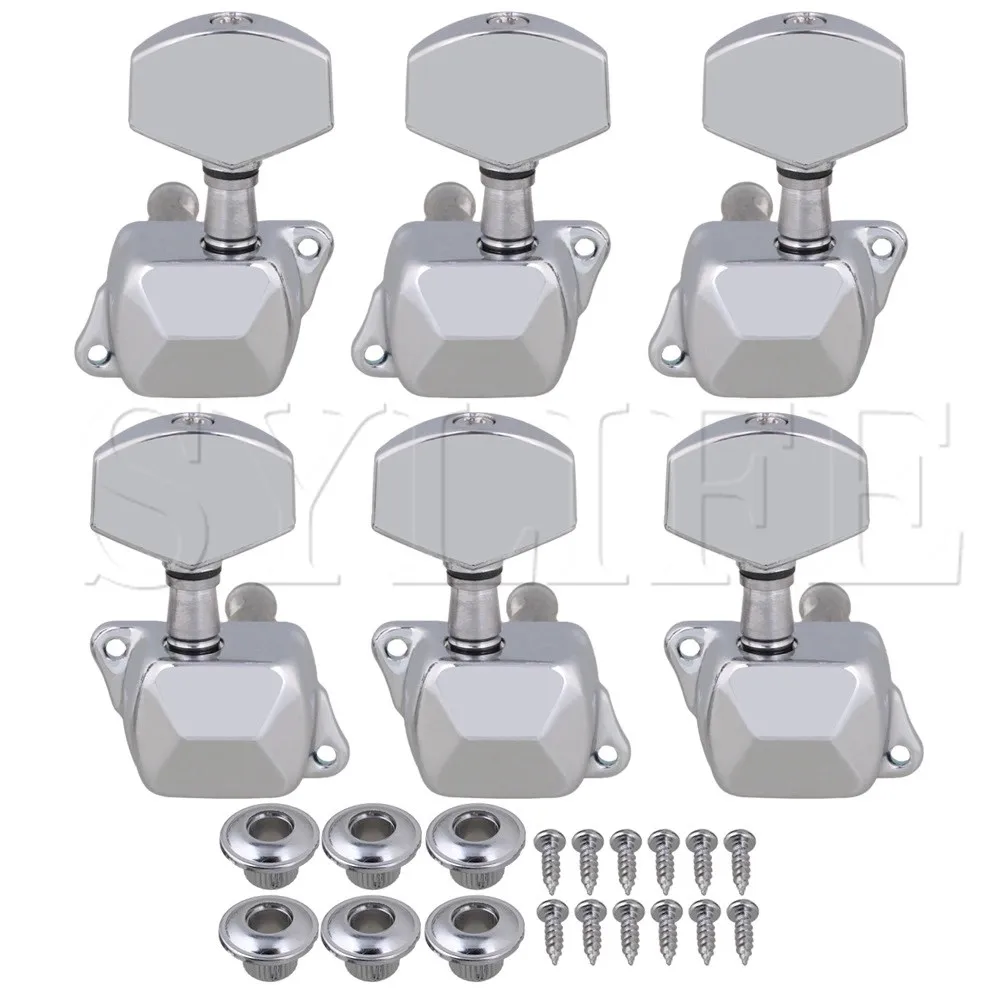 

Chrome 3x3 Semiclosed Tuning Pegs Machine Heads For Acoustic guitar