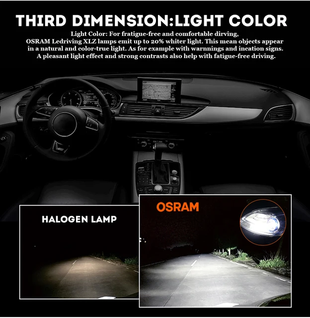 Osram H1 H7 Led Car Headlight Bulbs H8 H9 H16jp H11 Led Fog Lights H4  9003/hb2 9012 Hir2 9005 Hb3 9006 Hb4 Auto Lamps Zes 6000k - Car Headlight  Bulbs(led) - AliExpress