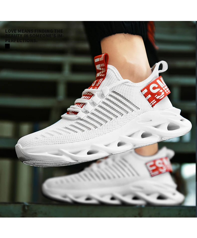 Autumn Men Tennis Shoes Light Breathable Mesh Scok Sneakers Gym Leisure Boots Male Sport Shoe Tenis Masculino Baskets Homme