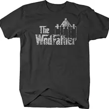 Новинка, летняя повседневная мужская футболка с потертостями, для отца, крестного отца, тренажерного зала, Кроссфит, футболка для тренировок, 034436