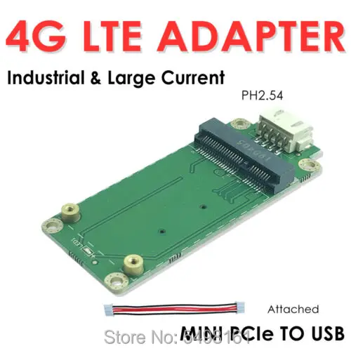 Mini PCI-E Mini PCI-Express к usb-адаптеру, Mini PCIe к USB 4PIN PH2.54 адаптер с слотом для sim-карты для WWAN/LTE 3g/4g модемов