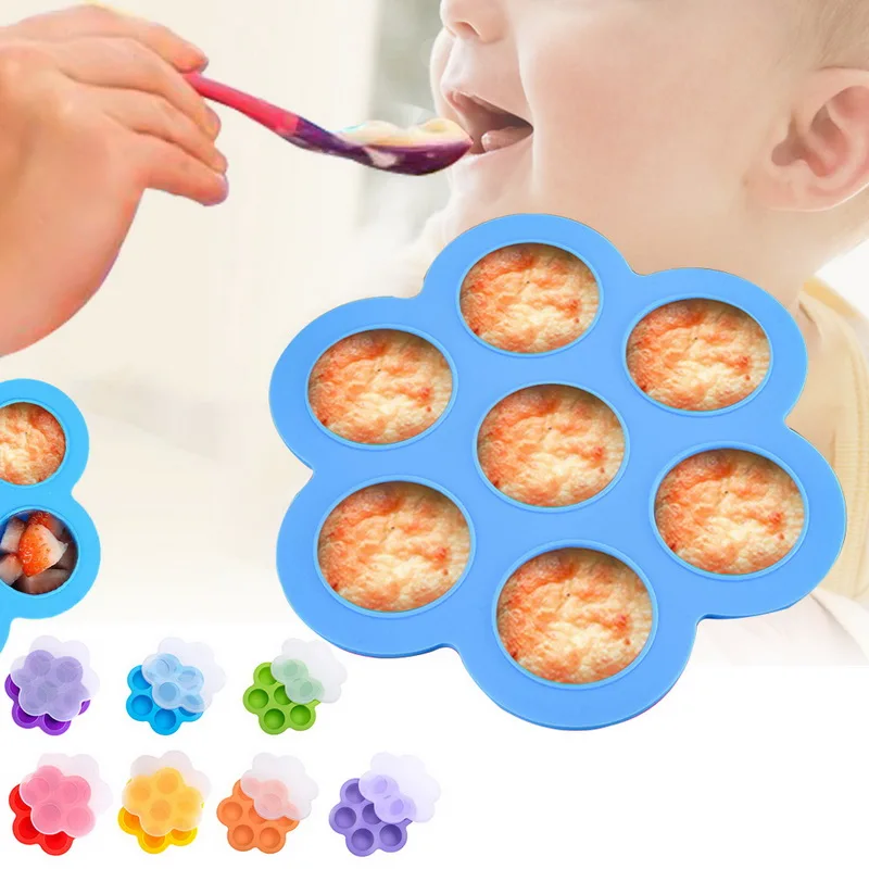 Силиконовые формы для яиц Набор детских контейнеров хранения еды кубик льда