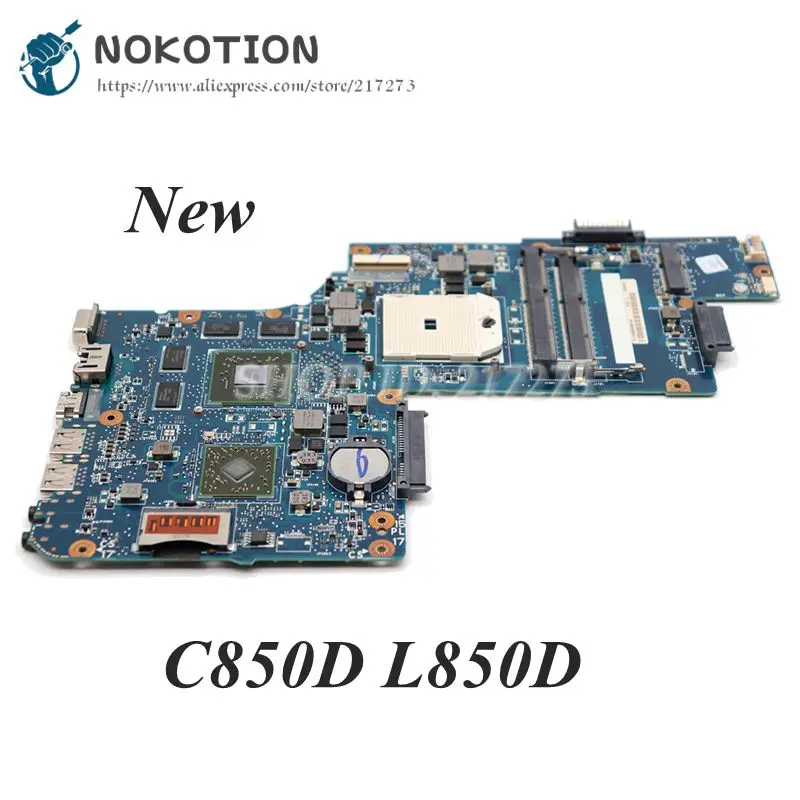 Материнская плата NOKOTION H000051780 для Toshiba Satellite C855 C855D L850D C850D материнская FS1 DDR3 HD7600M