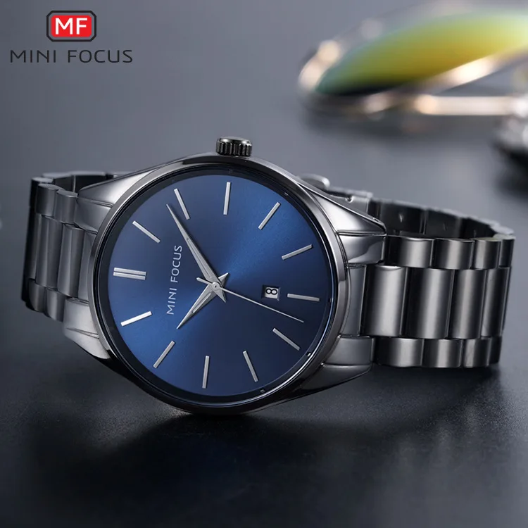 

Mini FOCUS Fox MEN'S Watch Quartz Watch Steel Belt Watch Business Simple Import Movement Waterproof Mf0050g