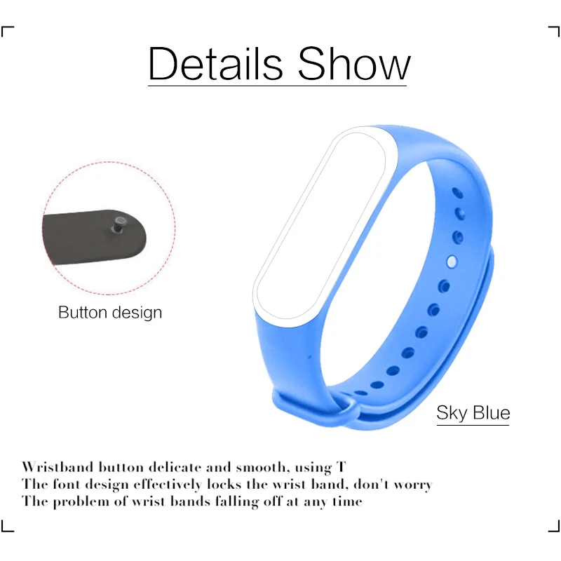 Разноцветный сменный ремешок для браслета Dobule mi Band 4, силиконовый водонепроницаемый браслет, сменный ремешок для Xiao mi band 4