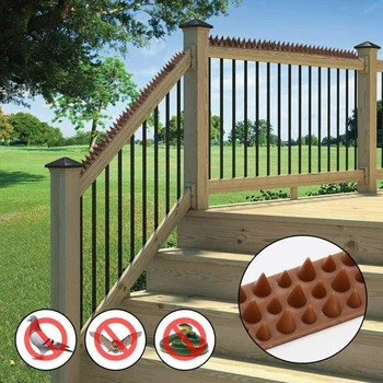 

20pcs Hot Selling Plastic Bird Repellent And Pigeon Nail Deterring Anti-bird Habitat Control Repeller Outdoor Garden Fence Tools
