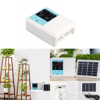 

Pump ligent Garden Automatic Watering Device Solar Energy Charging Potted Plant Drip Irrigation Water Pump Timer System