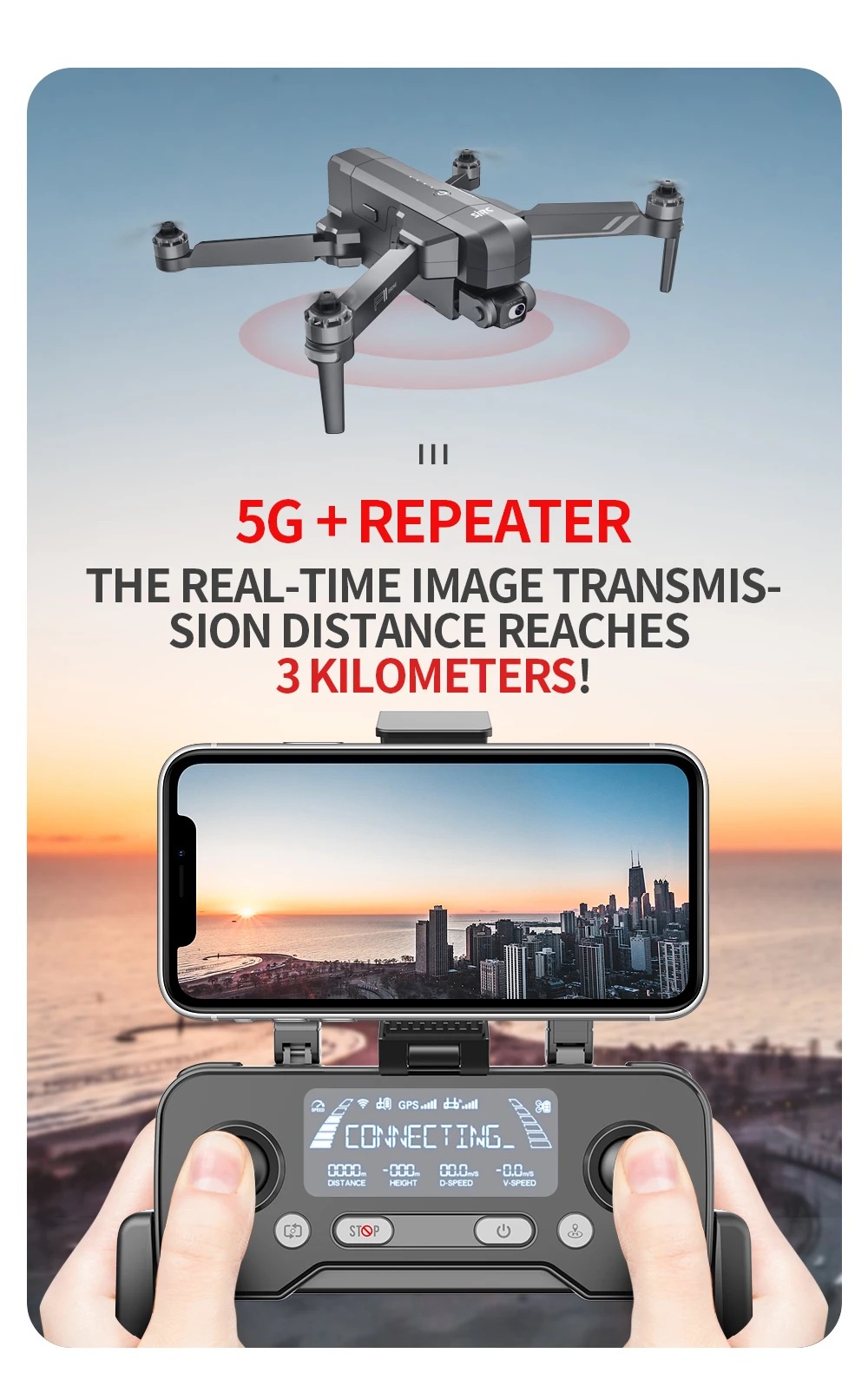 CSF F11S Pro Drone 4k Profesional Camera 3KM WIFI GPS EIS 2-axis Anti-Shake Gimbal FPV Brushless Quadcopter RC Helicopter Dron best RC Helicopters