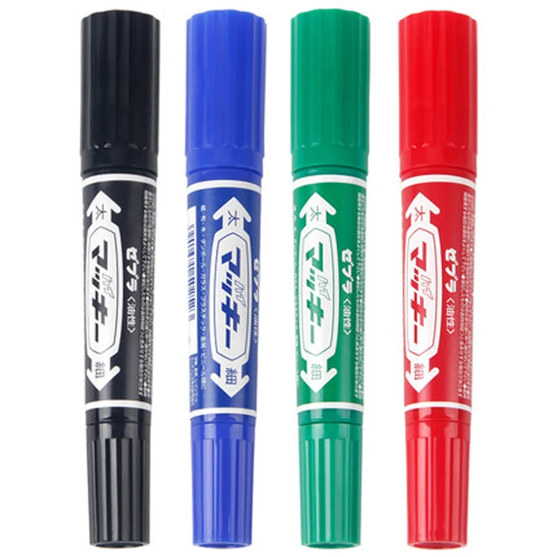 Маркеры на масляной основе 1 5 2 0 мм и 6 4 шт./лот|dual tip marker|marker penmarkers marker |