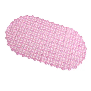 

Shower Bath Tub Clear Bubble Mat Safety Anti-slip PVC Floor Safety Rug