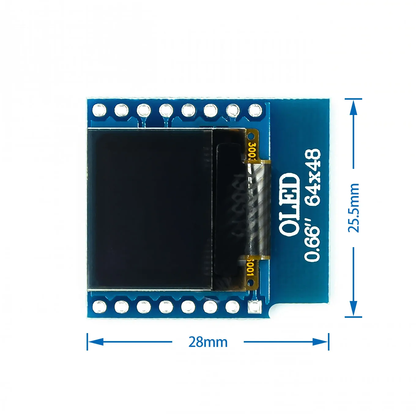 0,66 дюймовый oled-дисплей модуль для WEMOS D1 MINI ESP32 модуль Arduino AVR STM32 64x48 0,6" ЖК-экран IIC IEC OLED