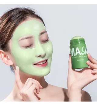 Green Tea Clean Facial Mask Beauty Skin Moisturizing Blackhead Stick Control Acne Pores Dirt Clearing