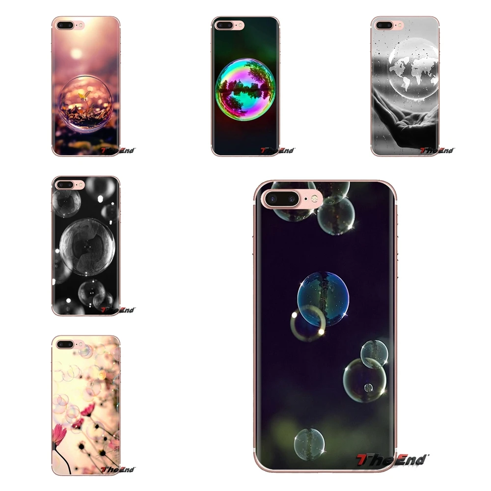 Чехлы для телефонов красивые пастельные мыльные пузыри iPhone XS Max XR X 4 4s 5 5S 5C SE 6 6S 7 8