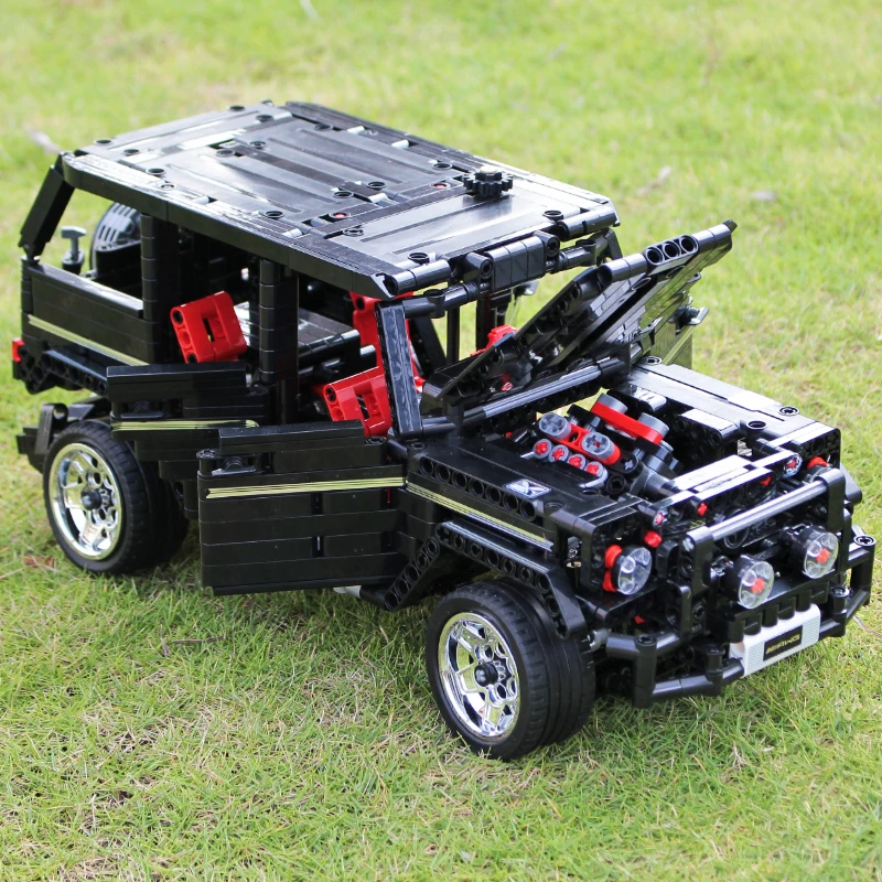 Technic brinquedos LegoED MOC Benz SUV G500 AWD Wagon Car Model Kit Building Stacking Blocks For Kids Educational Toys DIY Gifts
