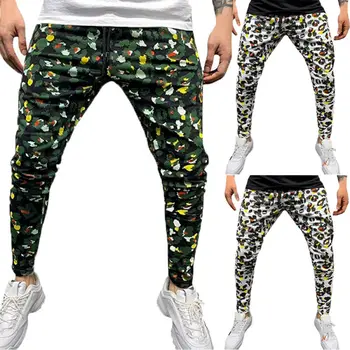 

Mens Sport Pants Drawstring Long Tracksuit Gym Fitness Workout Joggers Sweatpants Trousers