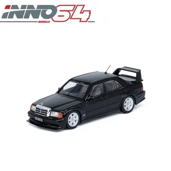 

INNO 1:64 Benz 190E 2.5-16 EVO II black with Extra Wheels INNO64 Die-cast Model Car