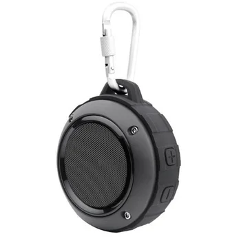 

Outdoor Waterproof Bluetooth Speaker,Wireless Portable Mini Shower Travel Speaker with Subwoofer, Enhanced Bass(Black)