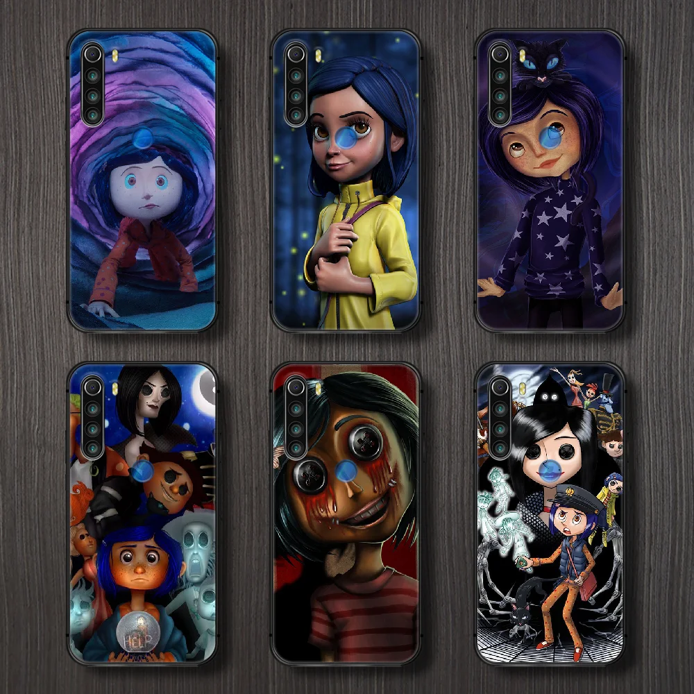 Коралина & the Secret Door чехол для телефона Корпус XIAOMI Redmi 7a 8a S2 K20 NOTE 5 5a 6 7 8 8t 9 9s pro max