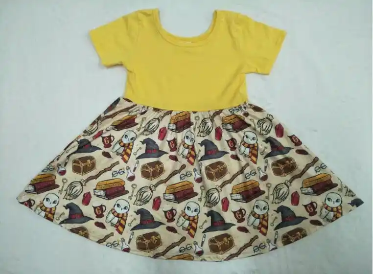 mustard dress baby girl