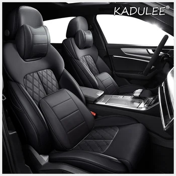 

KADULEE Custom Leather car seat covers For KIA Sportage Optima Cerato Forte Soul RIO K2 K3 K3S K4 K5 KX3 KX5 KX7 KX CROSS auto