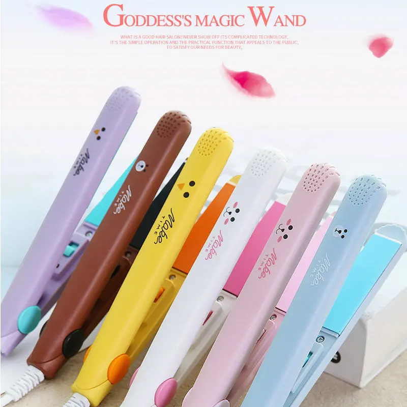 

Hair Straightener Curling Rod Mini Female Small Electric Splint Straightening Dual-purpose Bangs Straight Hair Curler
