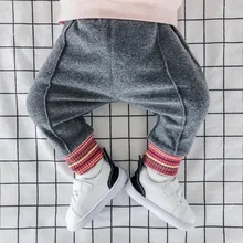 Owligbaby/ весенние однотонные штаны для малышей штаны для маленьких мальчиков и девочек 0-3 лет