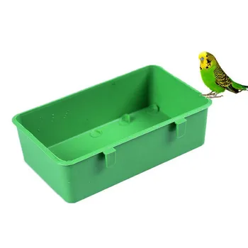 

Parrot Bathtub With Mirror Pet Cage Bird Mirror Bath Shower Box Bird Cage Pet Small Bird Parrot Cage Bird Toys Accessories