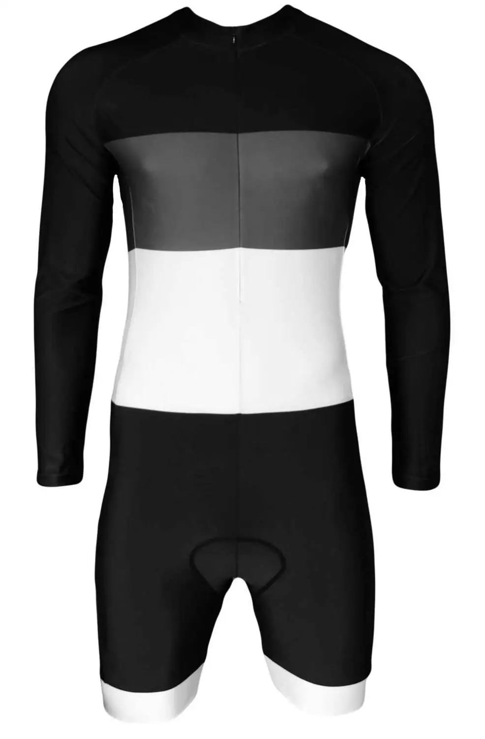 Pro триатлон костюм для мужчин длинный рукав Велоспорт Джерси Skinsuit комбинезон