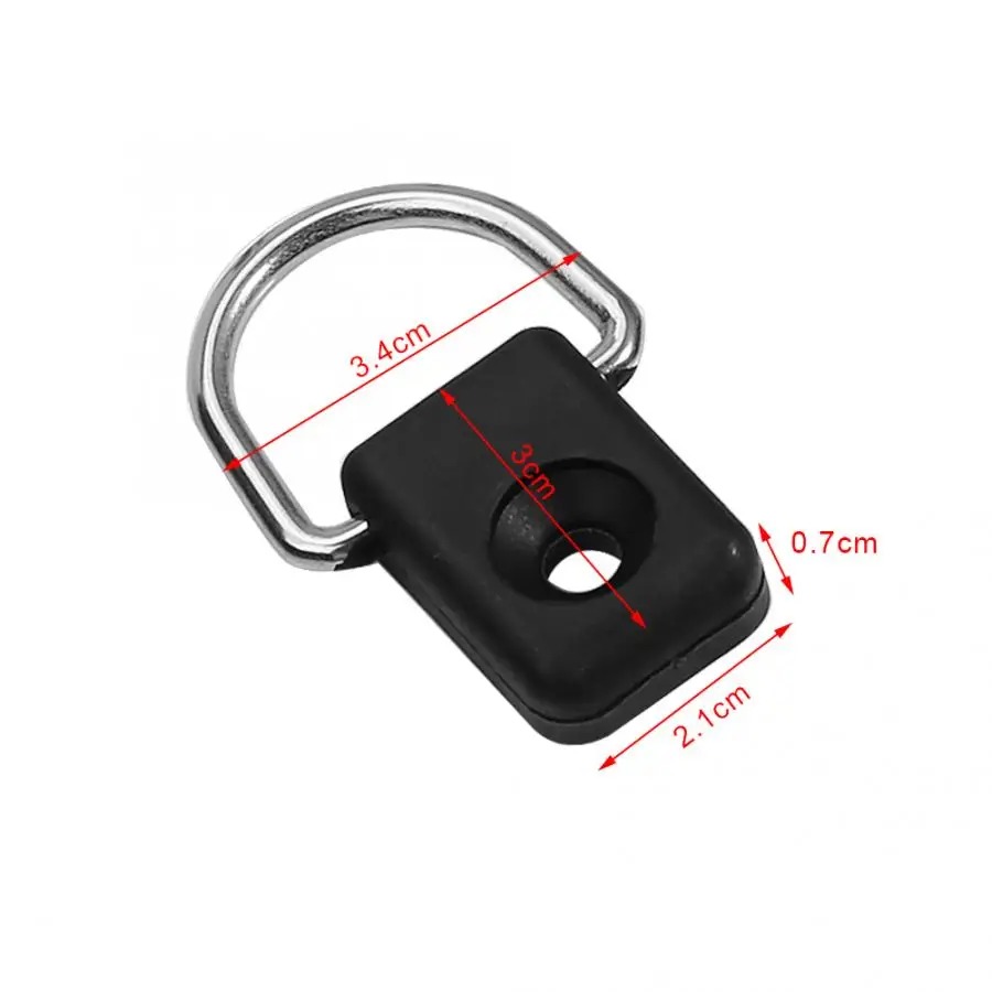 Каяк D Ring 10 шт. каноэ каяк D Ring Outfitting рыболовный такелаж комплект для Тарзанки аксессуар Черный ES для гребных лодок аксессуары